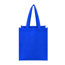 bolsa, tela ecológica, azul reflex, 40*35*12 centimetros, con fuelle cosida