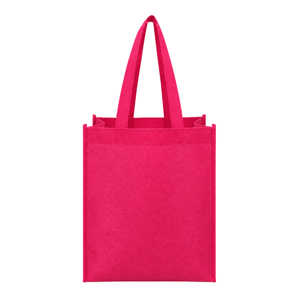 bolsa, tela ecológica, fucsia, 40*35*12 centimetros, con fuelle cosida