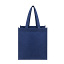 bolsa, tela ecológica, azul marino, 40*35*12 centimetros, con fuelle cosida