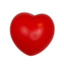 corazón antiestrés, , rojo, 7*6.8*5 centimetros, pu