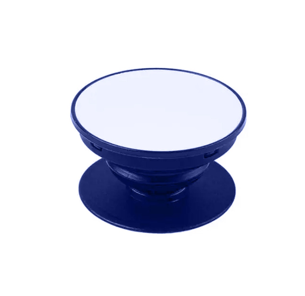 sujetador para telefono, plástico, azul, 4 cm de diametro , para sublimar