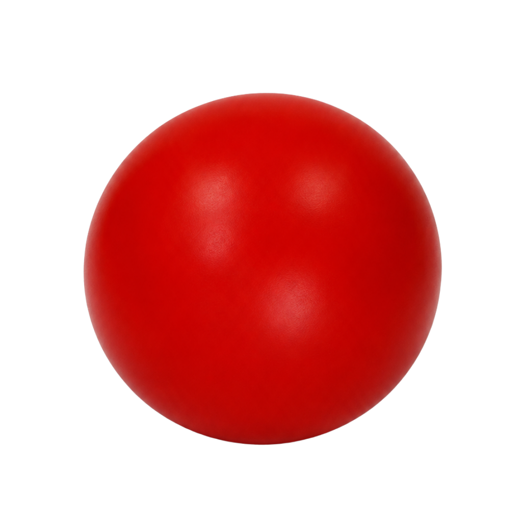 antiestres, poliuretano, rojo, 6.3 centimetros, pelota
