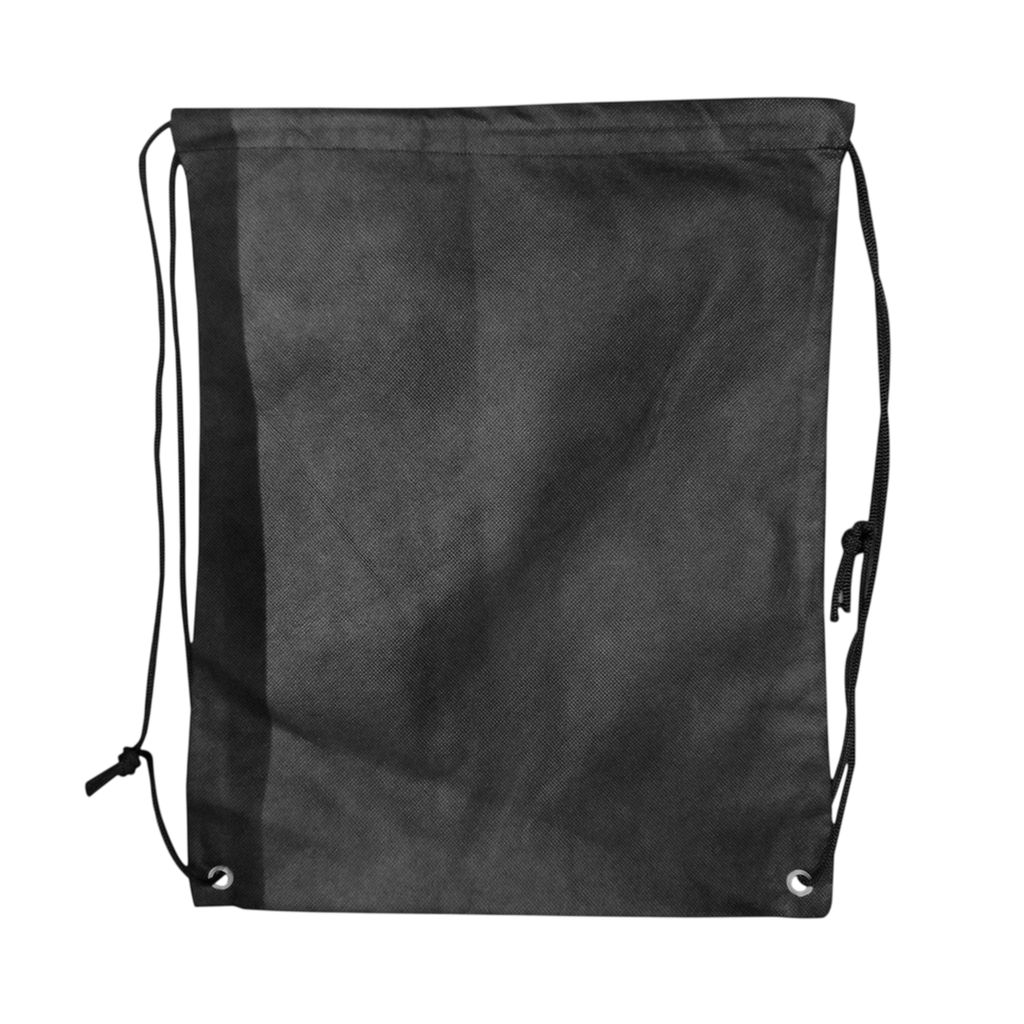 bolsa tipo mochila, tela ecológica, negro, 32*42 centimetros, cosida