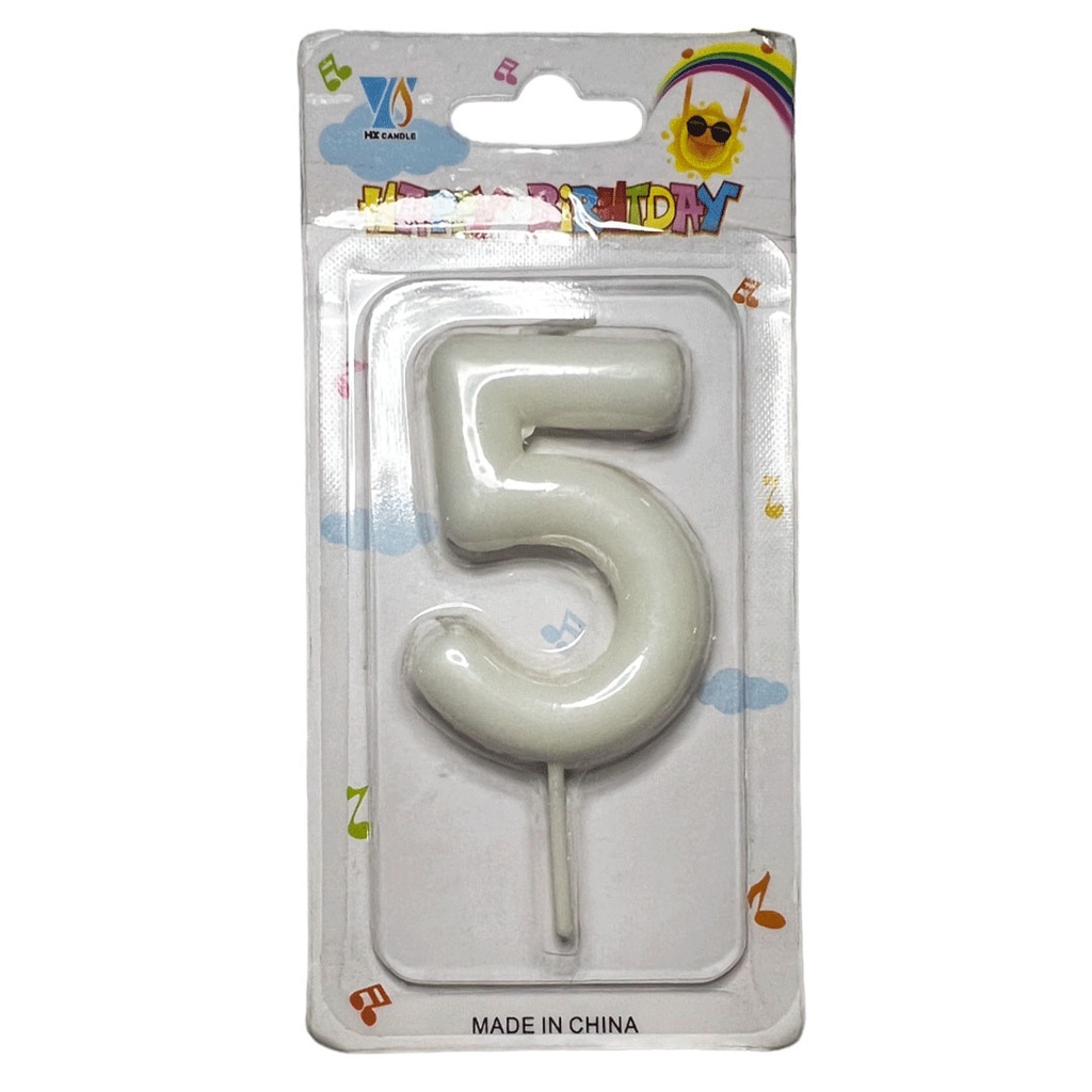 vela no. 5 neon 6.8*14cm