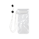 bolsa, tela impermeable, blanco, para celular , documentos sello zipioc y velcro