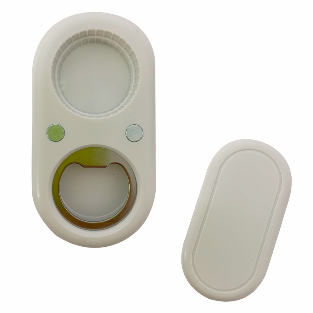 destapador de plastico-hierro de 8.5*4.5*1.5cm