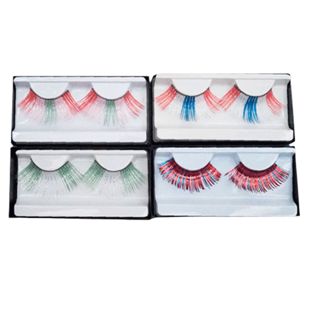 pestañas de colores