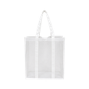 bolsa, tela ecológica, blanco, 40*35*12cm centimetros, reforzada con agarrador