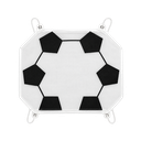 mochila, tela ecológica, blanco, 43*36 centimetros, diseño pelota