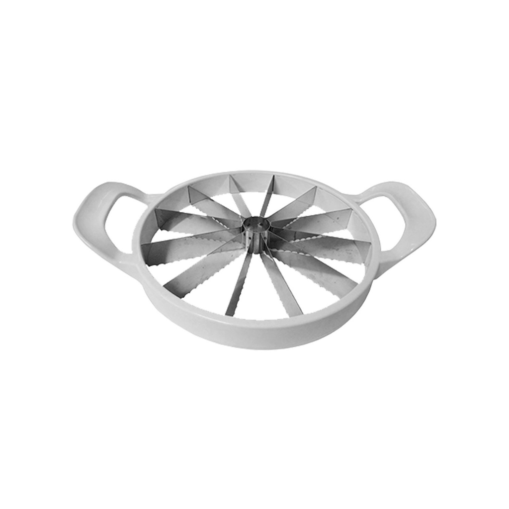 cortador de fruta, plástico, rojo, 16.5*11.5 centimetros, redondo