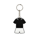 llaveros, pvc, negro,  nd, en forma de camiseta