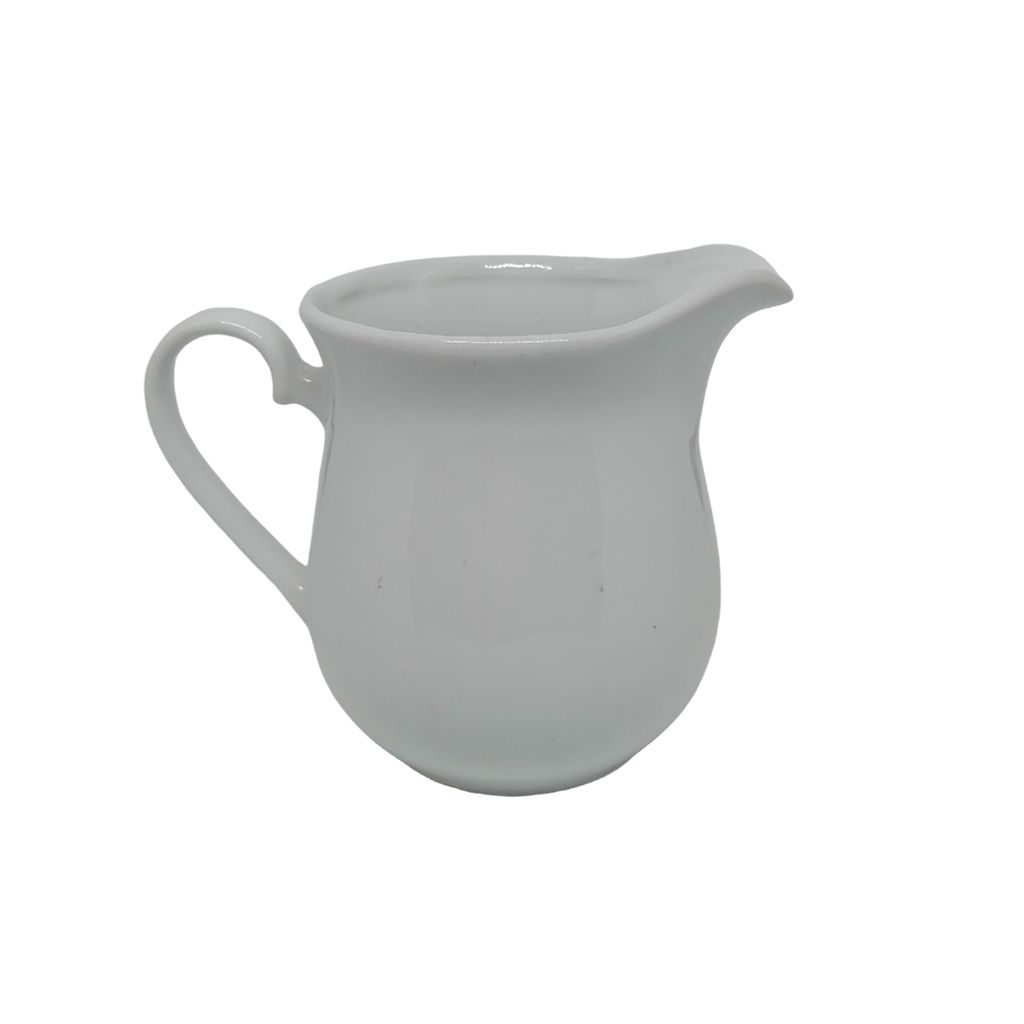 lechero, cerámica, blanco, 340 centímetro cúbico, pequeño