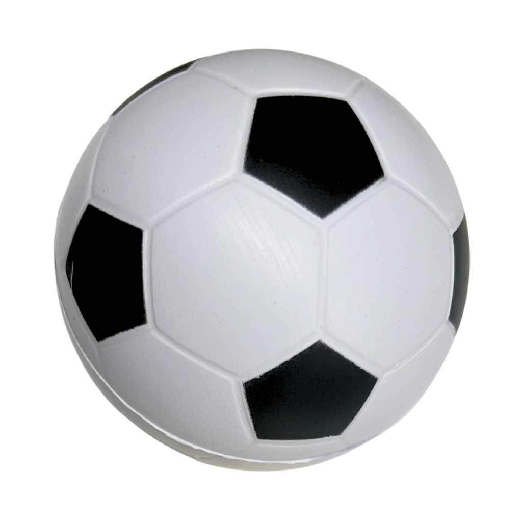 PELOTAS, POLIURETANO, BLANCO, 7 cm, pelota con paneles negros