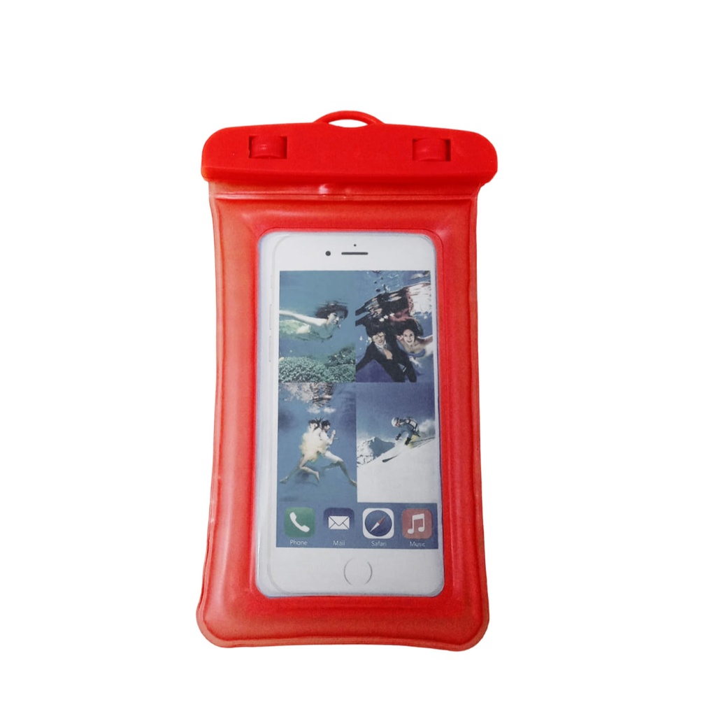 porta documentos, plástico, rojo, 11.5*23 centimetros, a prueba de agua