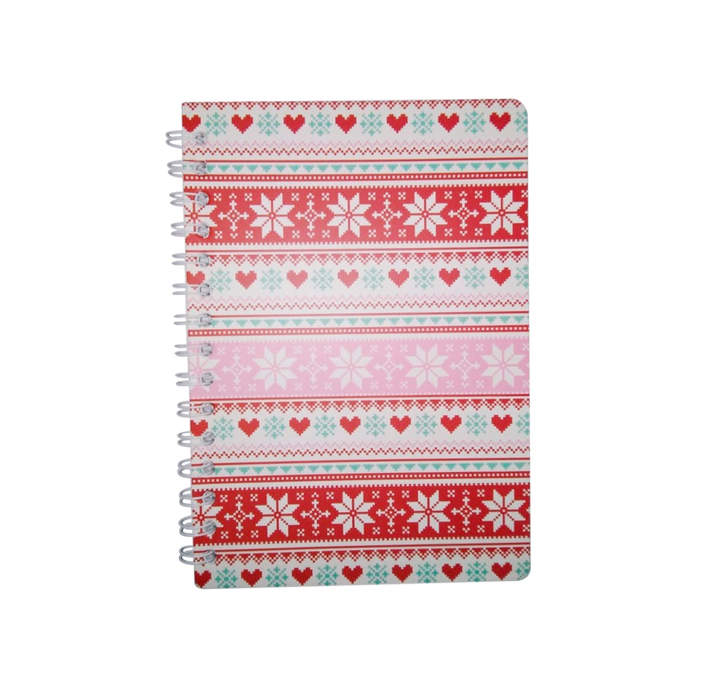 libretas, papel, estampado, 20.8*14.4 centimetros, espiral