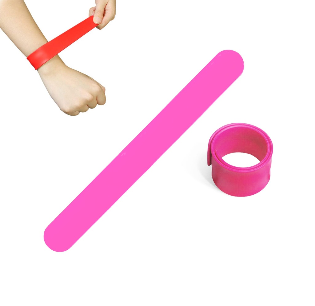 pulseras, silicón, rosado, 21.4*2.4 centimetros,