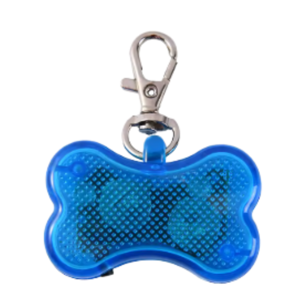 luz led, , azul, 4.7*3 centimetros, para collar forma de huesito