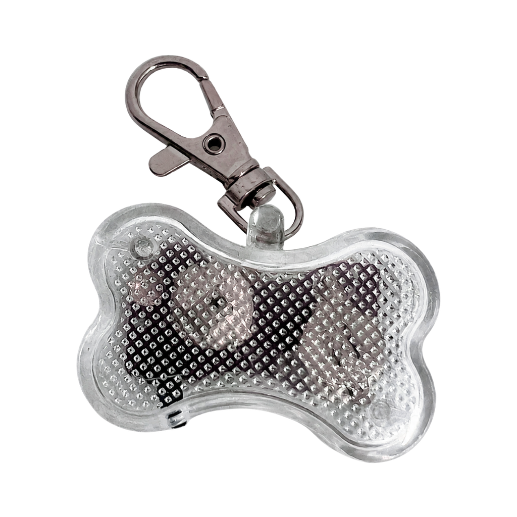 luz led, , transparente, 4.7*3 centimetros, para collar forma de huesito