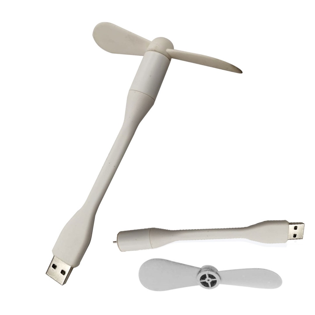 ventilador de telefono usb blanco