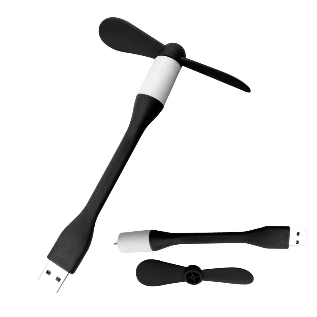 ventilador de telefono usb negro