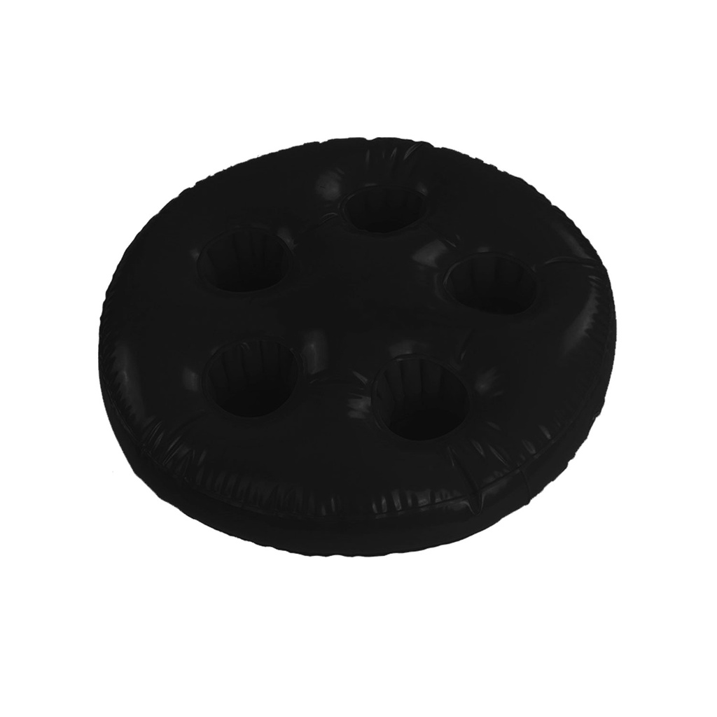 porta lata, pvc, negro, 40 centimetros, inflable