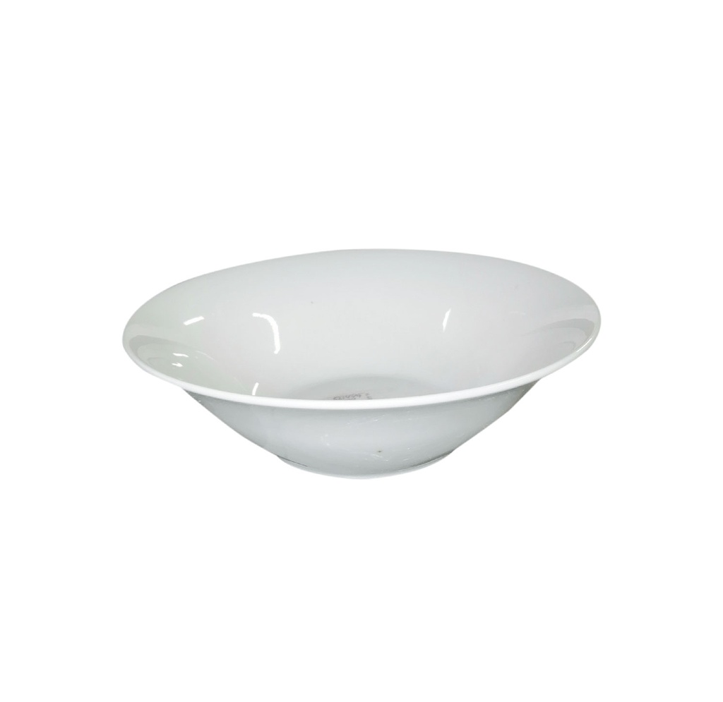 tazon, cerámica, blanco, 8 pulgadas,