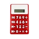 calculadora flexible rojo