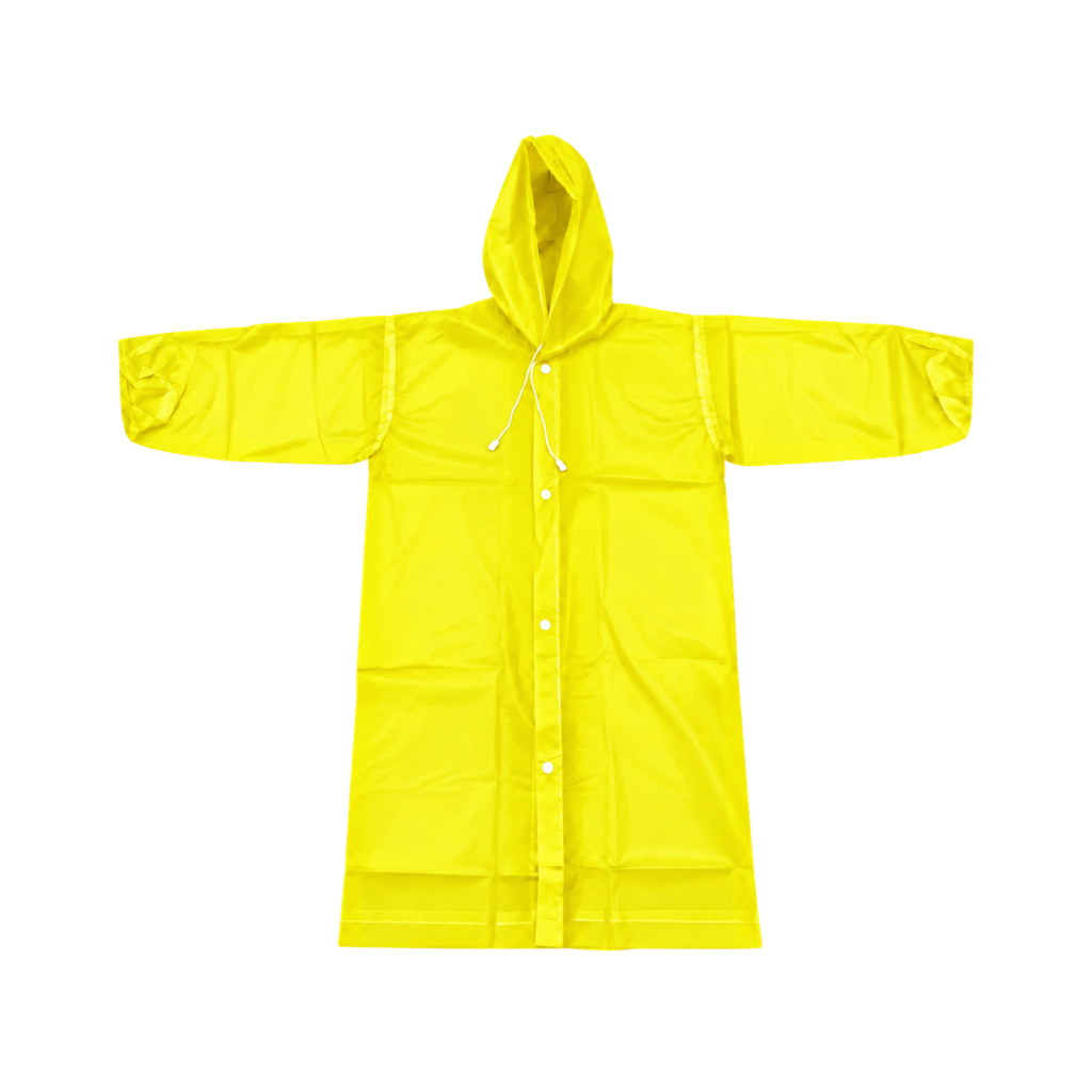 capa, plástico, amarillo, 110*55 centimetros, para niños