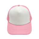 gorras para sublimar, cuerpo de malla, rosado, cierre plastico , ,