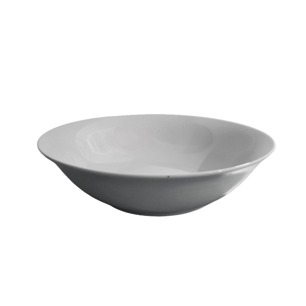 tazon, cerámica, blanco, 9 pulgadas,