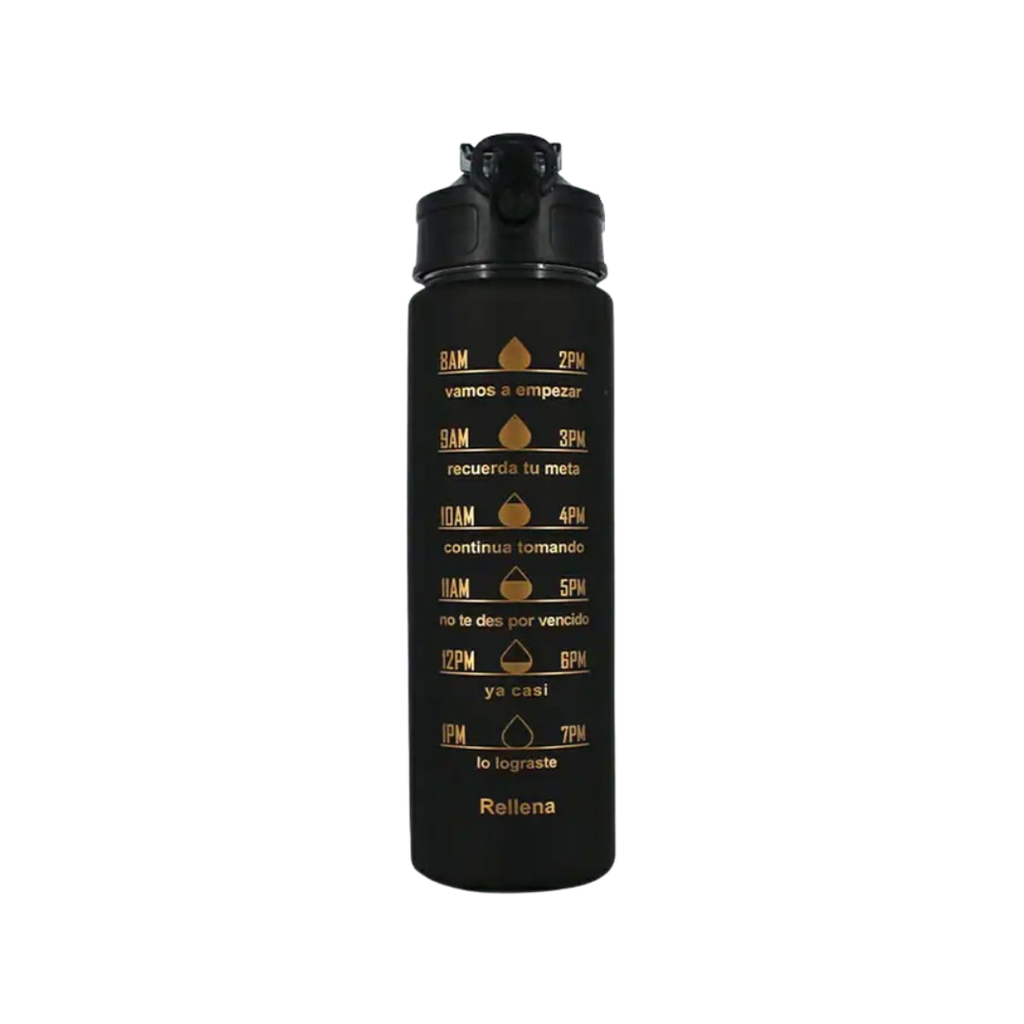 pachon, plástico, negro, 700 ml , motivacional