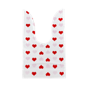 bolsa, polipropileno, personalizado, 3.5*22 centimetros, sorpresa con diseño corazones