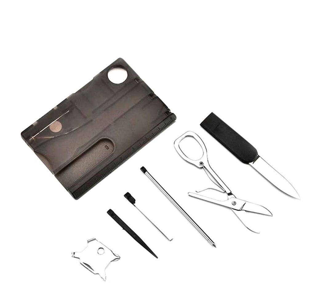 set de 7 pcs para costura, plástico, negro, 8.2*5.4*4 centimetros, en tarjeta