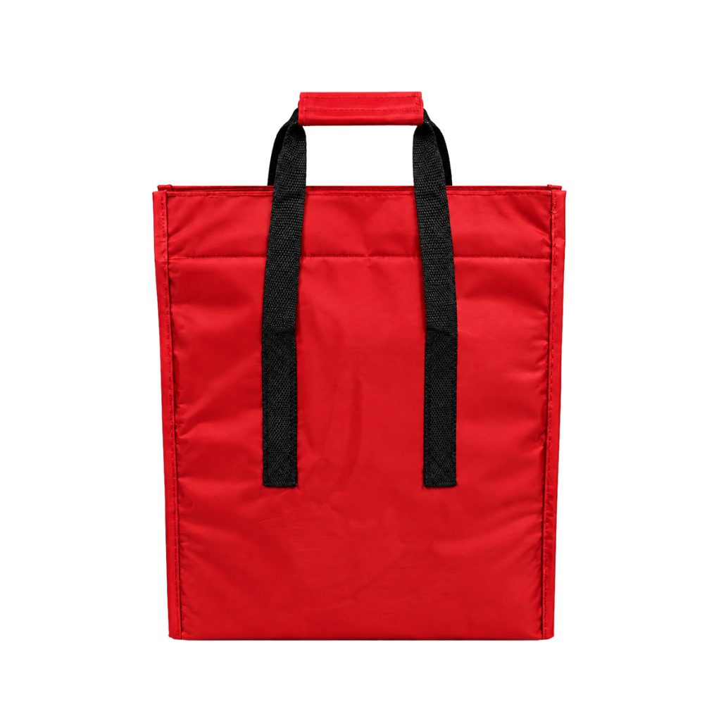 bolsa, oxford, rojo, 17*13*9.5 pulgadas, termica pvc con cierre velcro