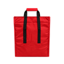 bolsa, oxford, rojo, 17*13*9.5 pulgadas, termica pvc con cierre velcro