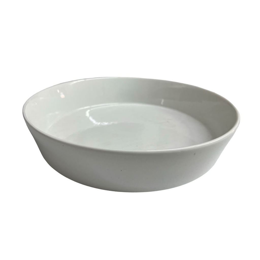 tazon, cerámica, blanco, 12.25  ,