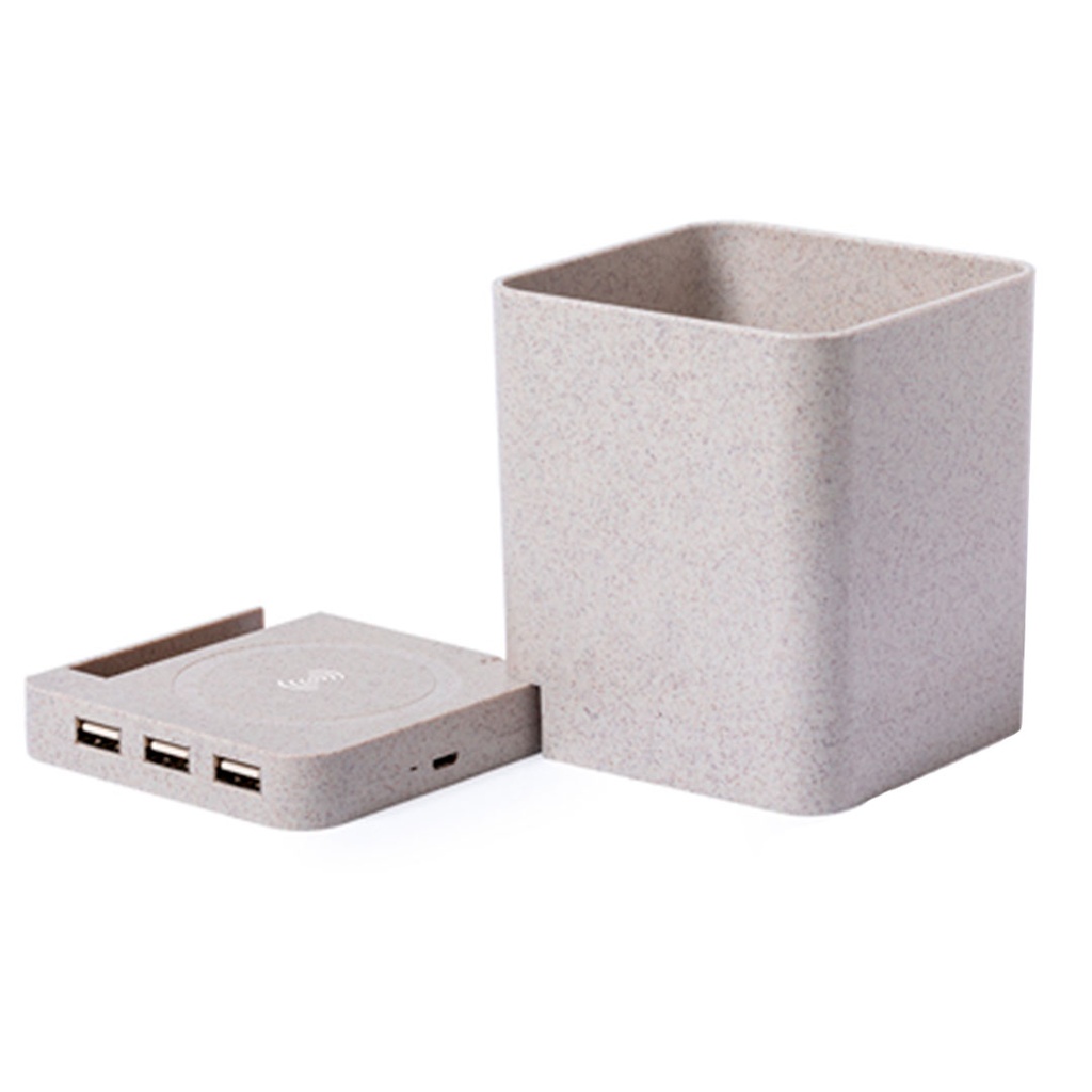 cargador, plástico, blanco, organizador , multifuncional 3 puerto usb