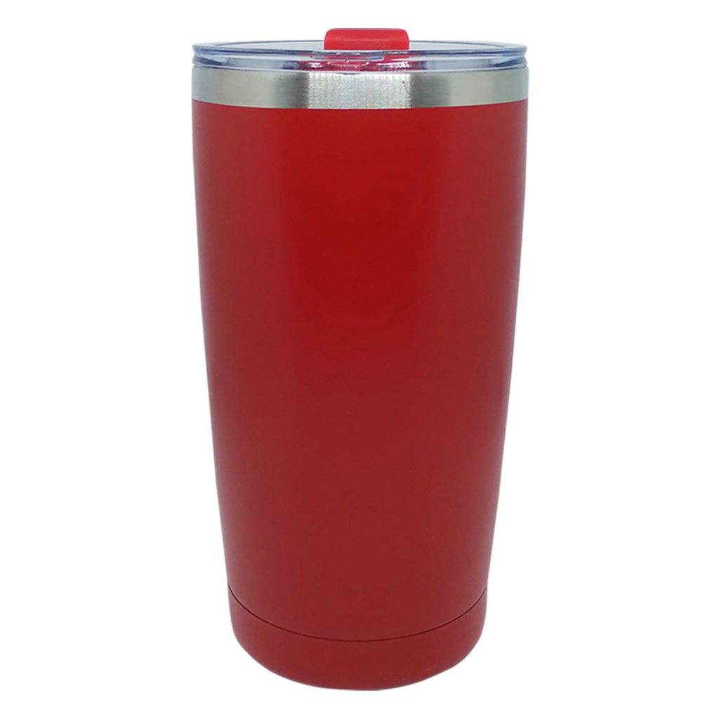 vaso termico, acero inoxidable, , 20 onzas, rojo mate,,,