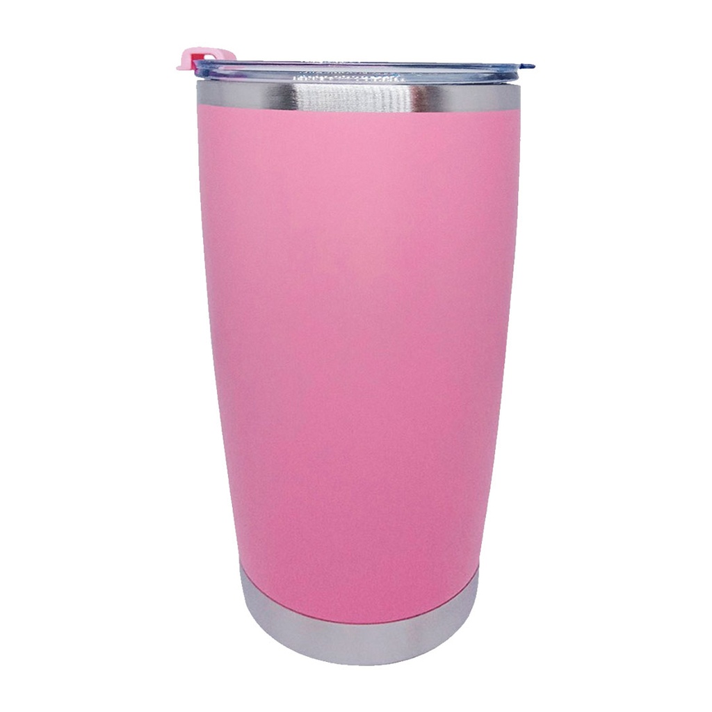 vaso termico, acero inoxidable, rosado, 20 onzas, ,,,,,,