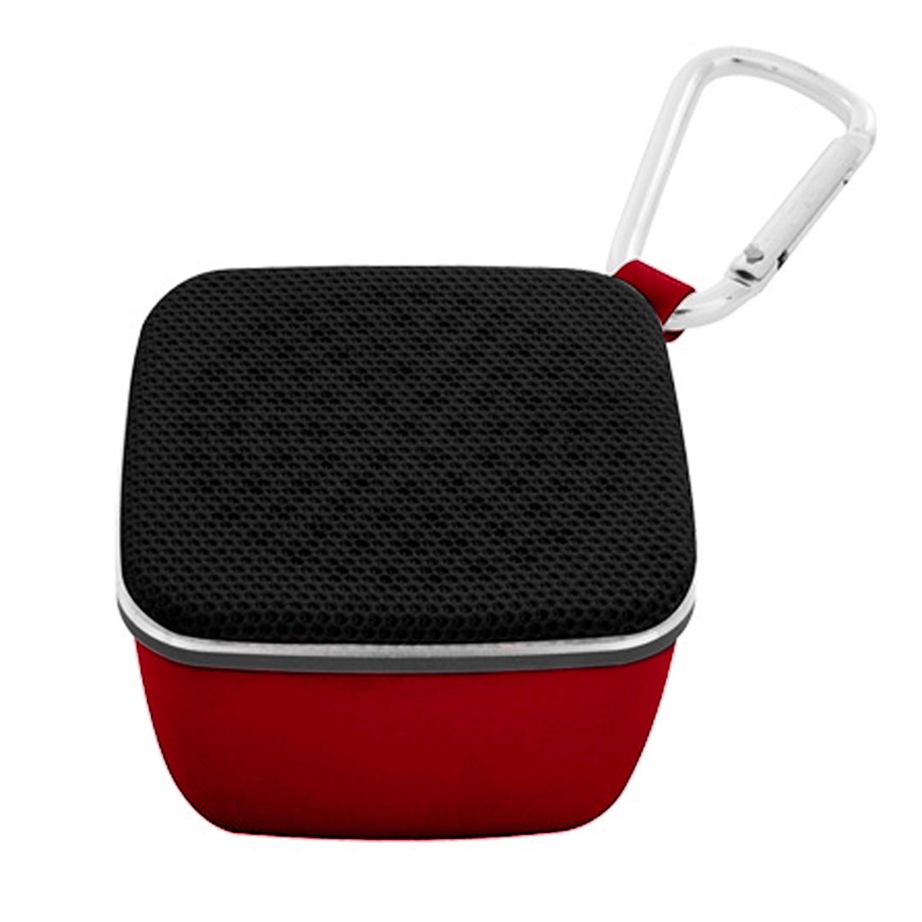bocina, plástico, rojo, 5.5*5.5*3.8 cm , wasser inalambrica contra el agua