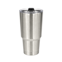 vasos, acero inoxidable, plateado, 30 onzas, termico bajo en brillante plata