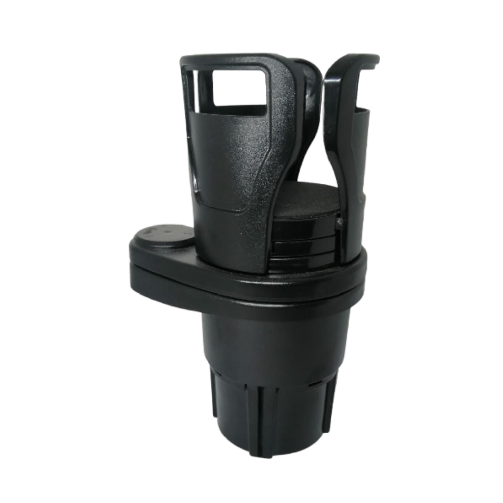 porta vasos, plástico, negro, 18.6*6.6 centimetros, adaptable para carro