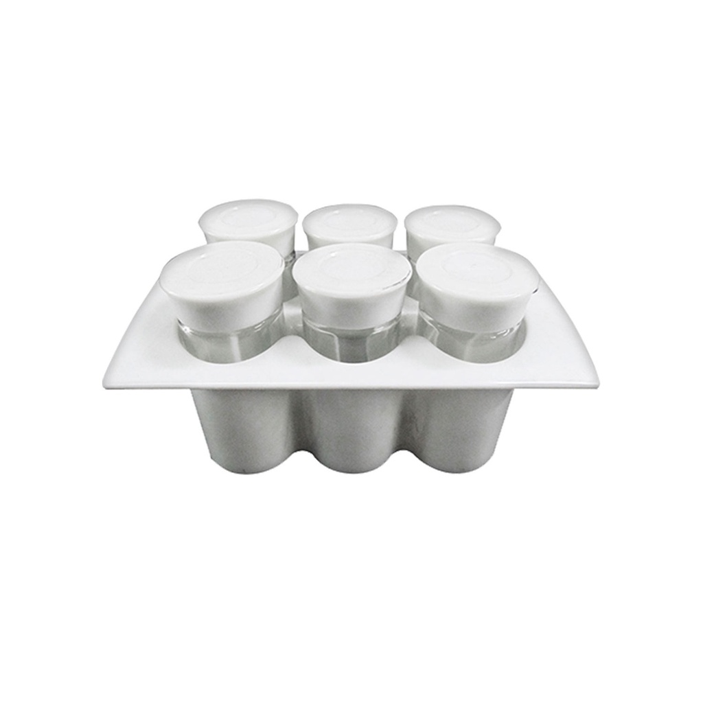 especiero, plástico, surtido, 17.5*11*8.5 centimetros, set 6 piezas