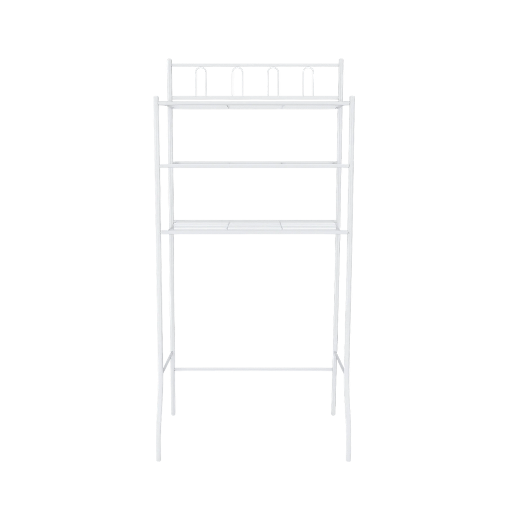 organizador, metal, blanco,  nd, para baño