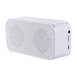 Bocina, Plástico, Blanco, 14*6.5*4.4 Salander , Inalambrica Estereo Con Radio Reloj