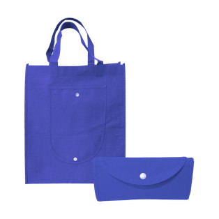 Bolsa, Tela Ecológica, Azul,  Nd, Con Broche