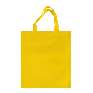 Bolsa, Tela Ecológica, Amarillo,  Nd, Con Fuelle