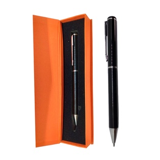 Lapiceros, Metal, Negro,  Nd, En Estuche