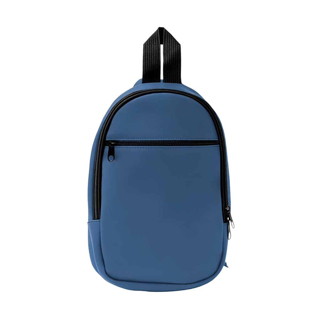 [P298091] Mochila, PU, Azul Oscuro, 28*17*7 Centimetros, Cruzada Favel