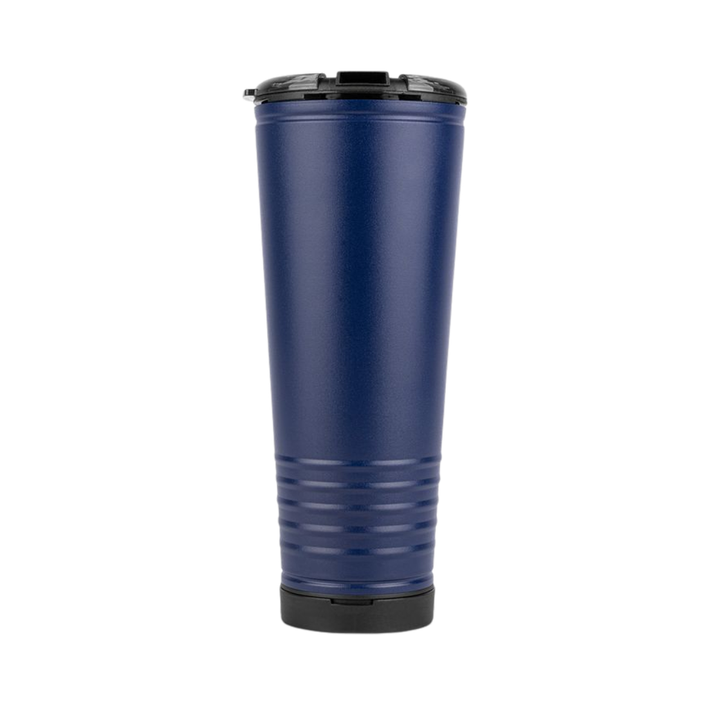 [P251400] Vaso, Acero Inoxidable, Azul Oscuro, 25*10 Centimetros, Aullador